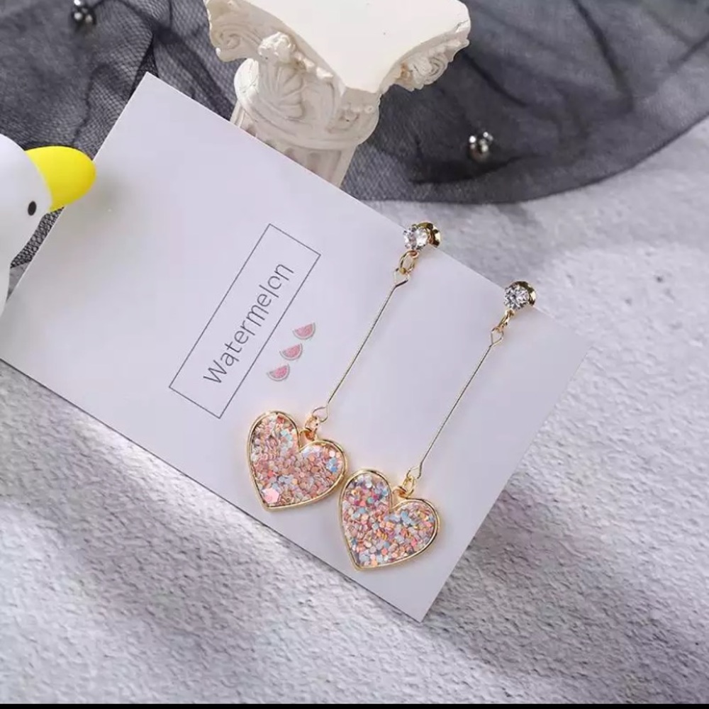 Beautiful Heart Earrings♥️♥️♥️